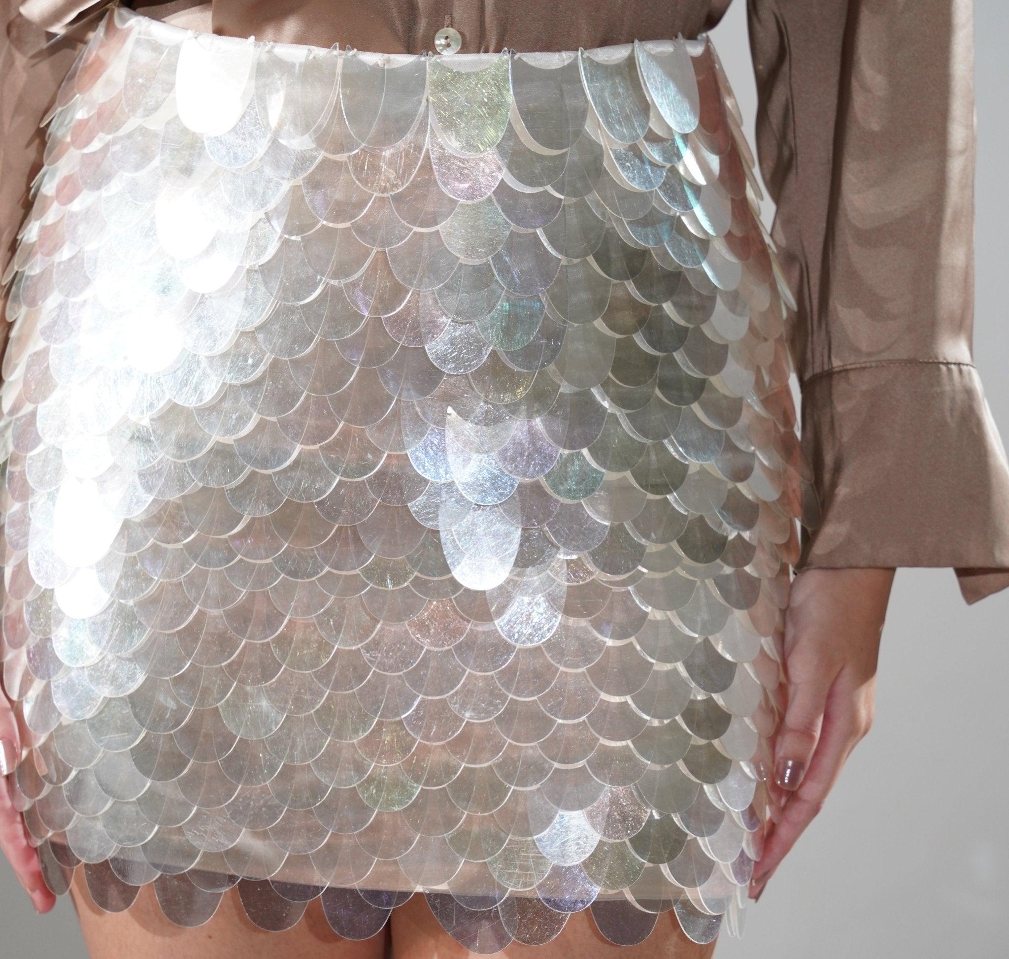 ANASTASIA HOLOGRAPHIC MINI SKIRT